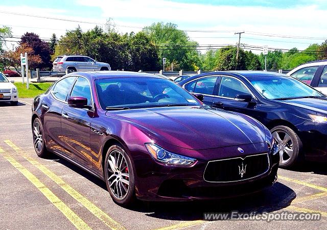 Maserati Ghibli spotted in Mendon, New York