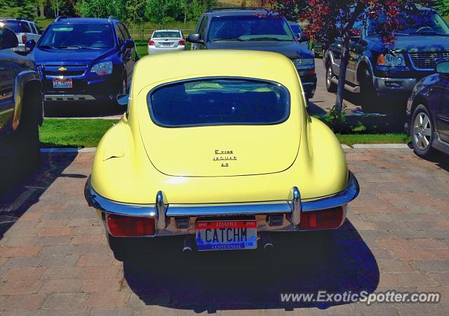 Jaguar E-Type spotted in Sun Valley, Idaho