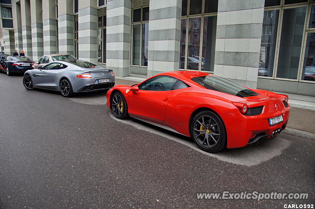 Aston Martin Vanquish spotted in Warsaw, Poland
