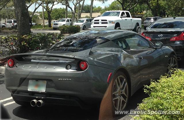Lotus Evora spotted in Palm B. Gardens, Florida