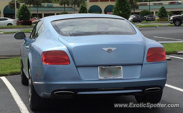 Bentley Continental spotted in Stuart, Florida