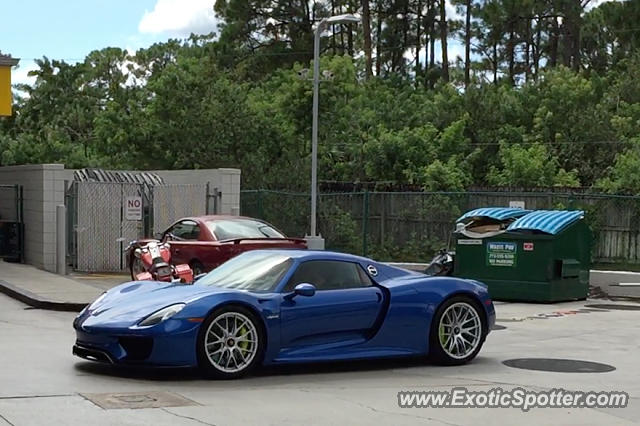 Porsche 918 Spyder spotted in Stuart, Florida