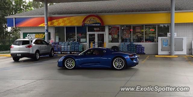 Porsche 918 Spyder spotted in Stuart, Florida