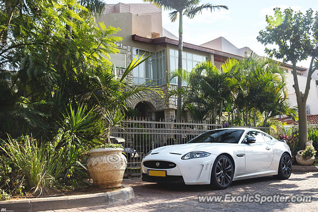 Jaguar XKR-S spotted in Rishon LeZion, Israel