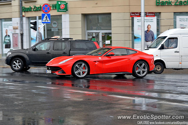 Ferrari F12 spotted in Warsaw, Poland