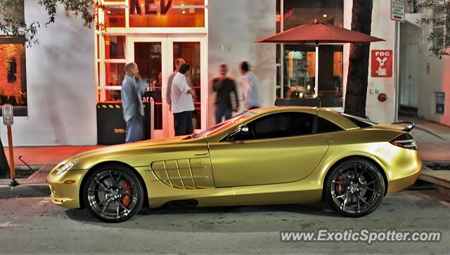 Mercedes SLR spotted in Miami, Florida
