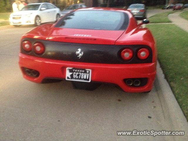 Ferrari 360 Modena spotted in Coppell, Texas