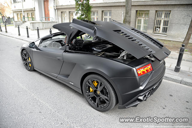 Lamborghini Gallardo spotted in Warsaw, Poland
