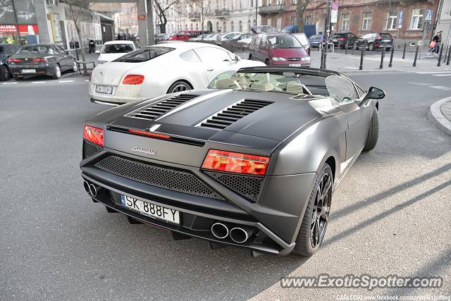 Lamborghini Gallardo spotted in Warsaw, Poland
