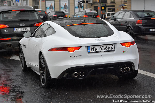 Jaguar F-Type spotted in Warsaw, Poland