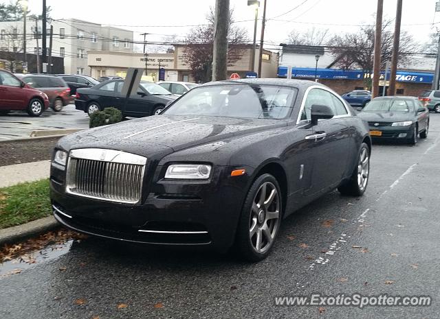 Rolls-Royce Wraith spotted in Woodmere, New York