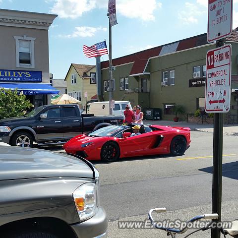 Lamborghini Aventador spotted in Long Beach, New York