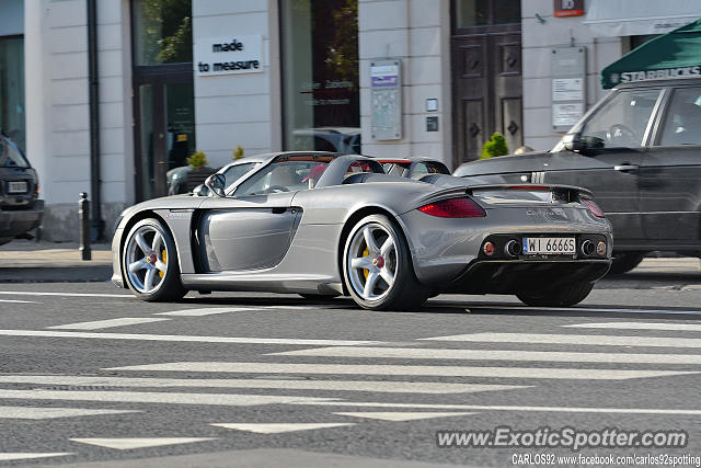 Porsche Carrera GT spotted in Warsaw, Poland
