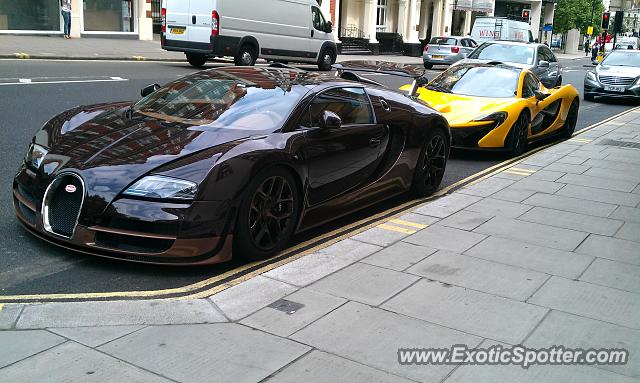 Bugatti Veyron spotted in London, United Kingdom