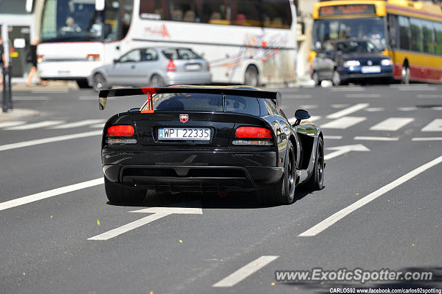 Dodge Viper spotted in Warsaw, Poland