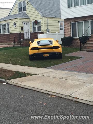 Lamborghini Huracan spotted in Mineola, New York