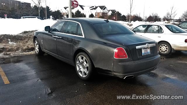 Rolls-Royce Ghost spotted in Lombard, Illinois