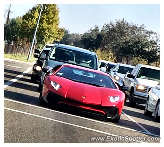 Lamborghini Aventador spotted in Fresno, California