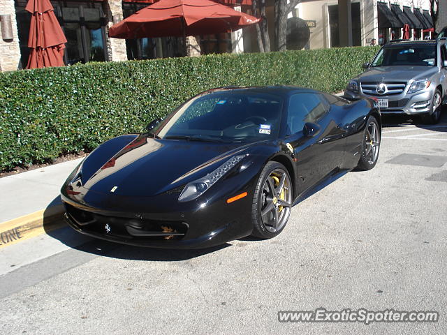Ferrari 458 Italia spotted in Dallas, Texas
