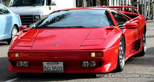 Lamborghini Diablo spotted in Beverly Hills, California