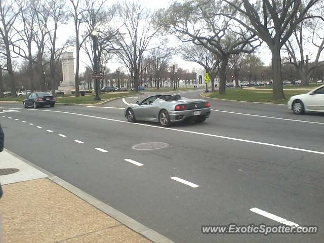 Ferrari 360 Modena spotted in Washington D.C., Washington