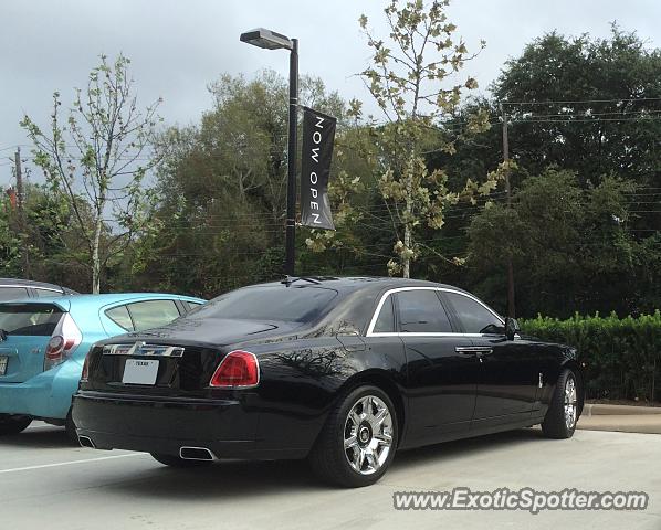 Rolls-Royce Ghost spotted in Houston, Texas