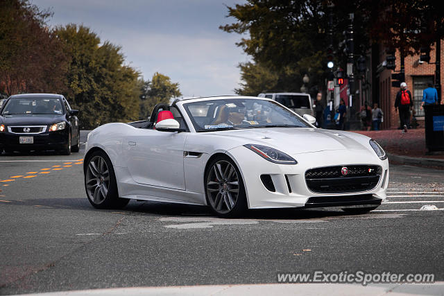 Jaguar F-Type spotted in Arlington, Virginia