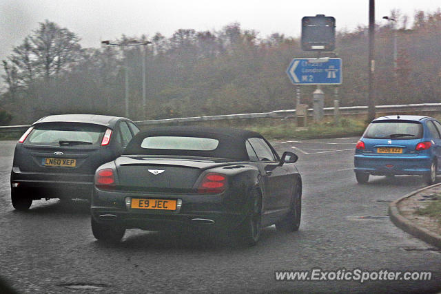 Bentley Continental spotted in Blue Bell Hill, United Kingdom