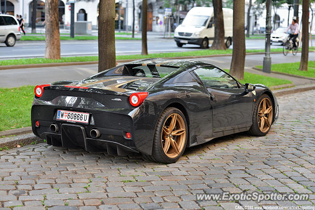 Ferrari 458 Italia spotted in Vienna, Austria