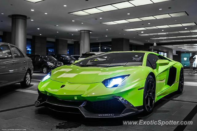 Lamborghini Aventador spotted in Pavilion, KL, Malaysia