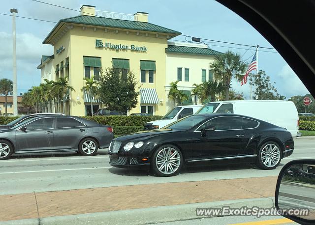 Bentley Continental spotted in North Palm Beach, Florida