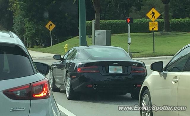 Aston Martin DB9 spotted in Palm B. Gardens, Florida