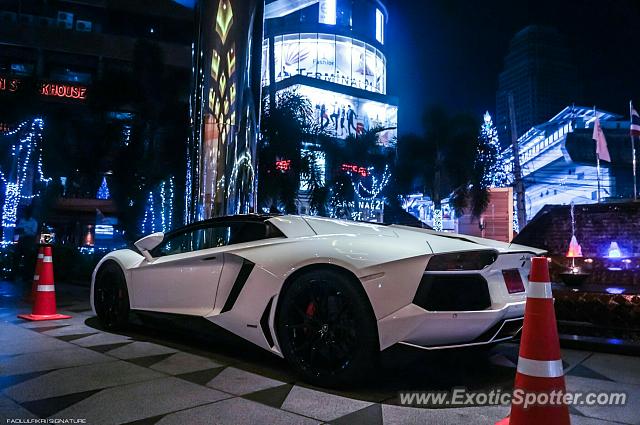 Lamborghini Aventador spotted in Bangkok, Thailand