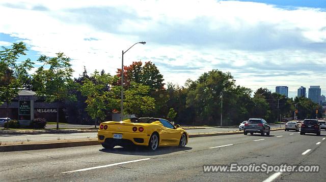 Ferrari 360 Modena spotted in Toronto, Canada