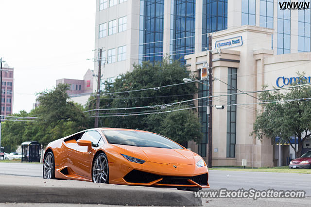 Lamborghini Huracan spotted in Dallas, United States