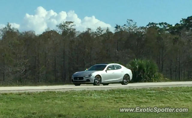 Maserati Ghibli spotted in Hobe Sound, Florida