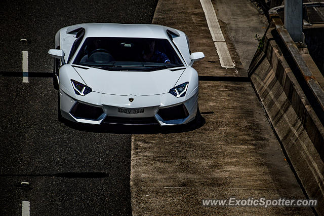 Lamborghini Aventador spotted in Sydney, Australia