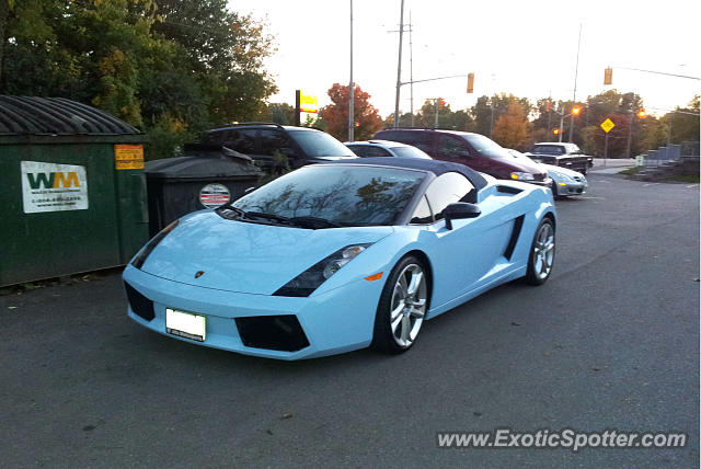 Lamborghini Gallardo spotted in London, Ontario, Canada