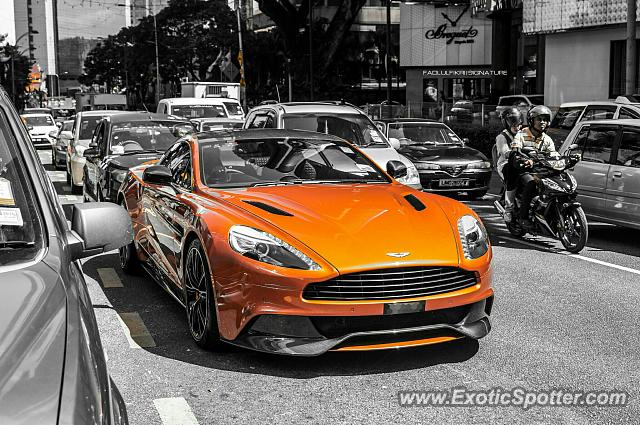 Aston Martin Vanquish spotted in Kuala Lumpur, Malaysia