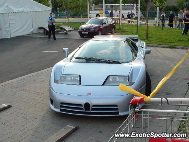 Bugatti EB110 spotted in Siofok, Hungary