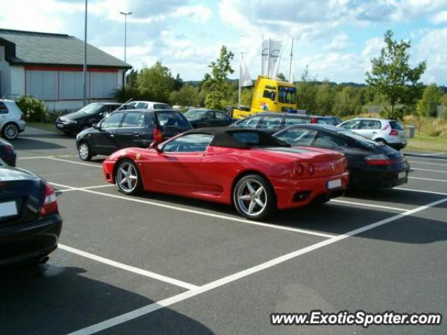 Ferrari 360 Modena spotted in Nurburgring, Germany