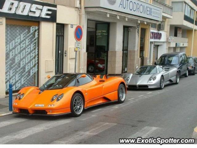 Pagani Zonda spotted in Cannes, France
