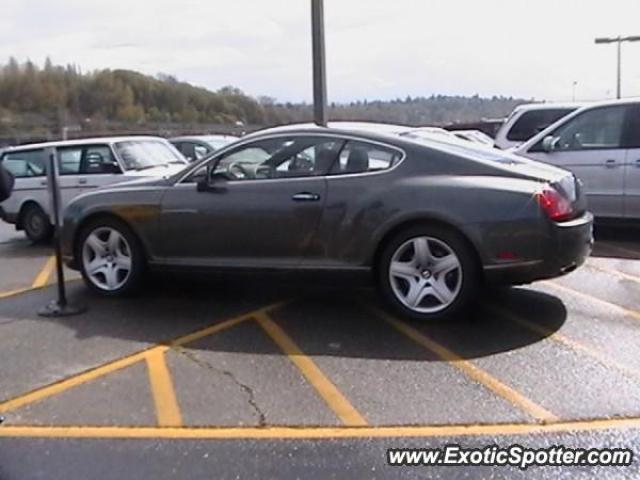Bentley Continental spotted in Seattle, Washington