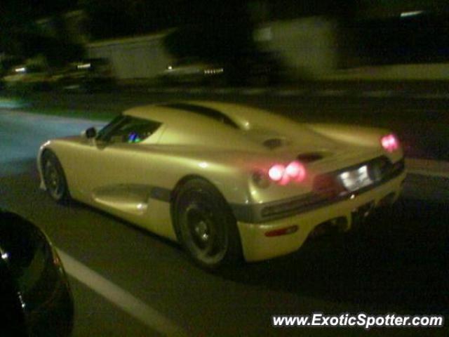 Koenigsegg CCR spotted in Dubai, United Arab Emirates