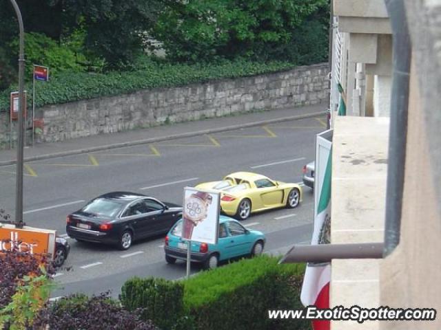 Porsche Carrera GT spotted in Geneva, Switzerland
