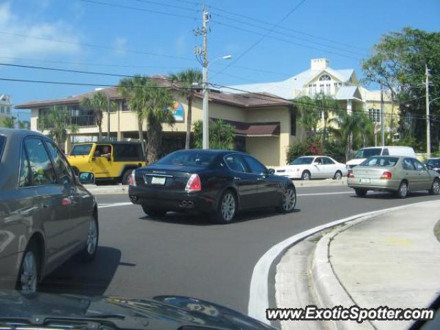 Maserati Quattroporte spotted in Siesta Key, Florida