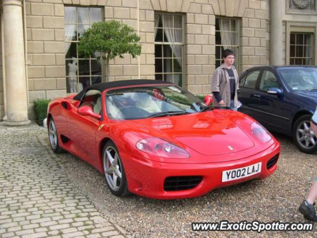 Ferrari 360 Modena spotted in Clivedon, United Kingdom