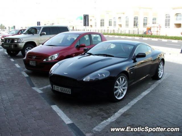 Aston Martin DB9 spotted in Dubai, United Arab Emirates