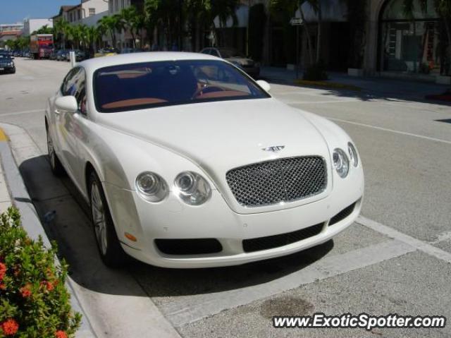 Bentley Continental spotted in Palm Beach Island, Florida