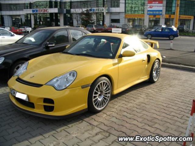Porsche 911 GT2 spotted in Bucharest, Romania